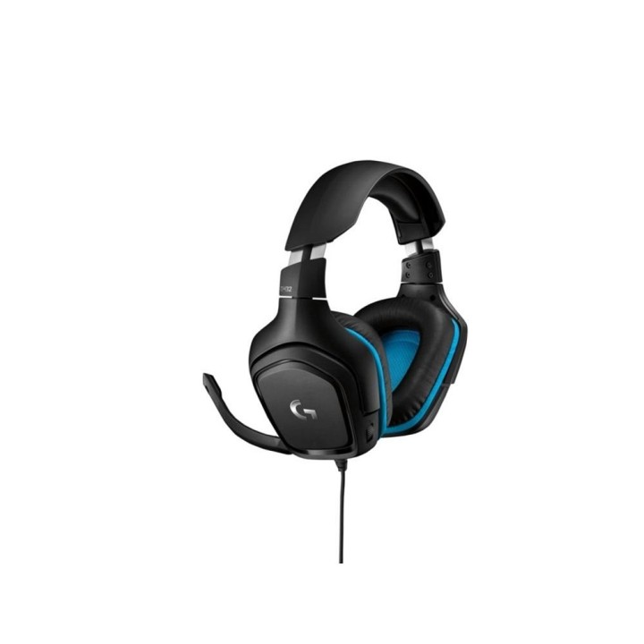 Наушники проводные накладные Jack 3,5 mm с микрофоном Logitech G432 черные