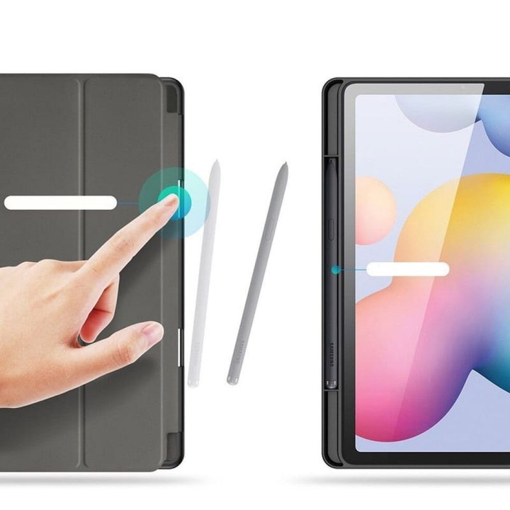 DUX DUCIS case DOMO foldable with a stylus compartment for SAMSUNG Tab S6 Lite (P610/P613/P615/P619) black