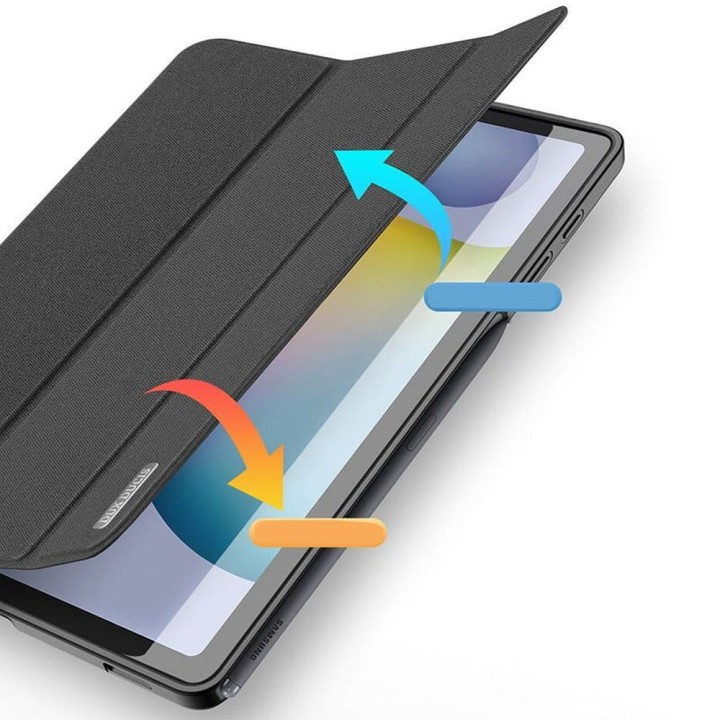 DUX DUCIS чохол DOMO складні з місцем для стилус для SAMSUNG Tab S6 Lite (P610/P613/P615/P619) чорний