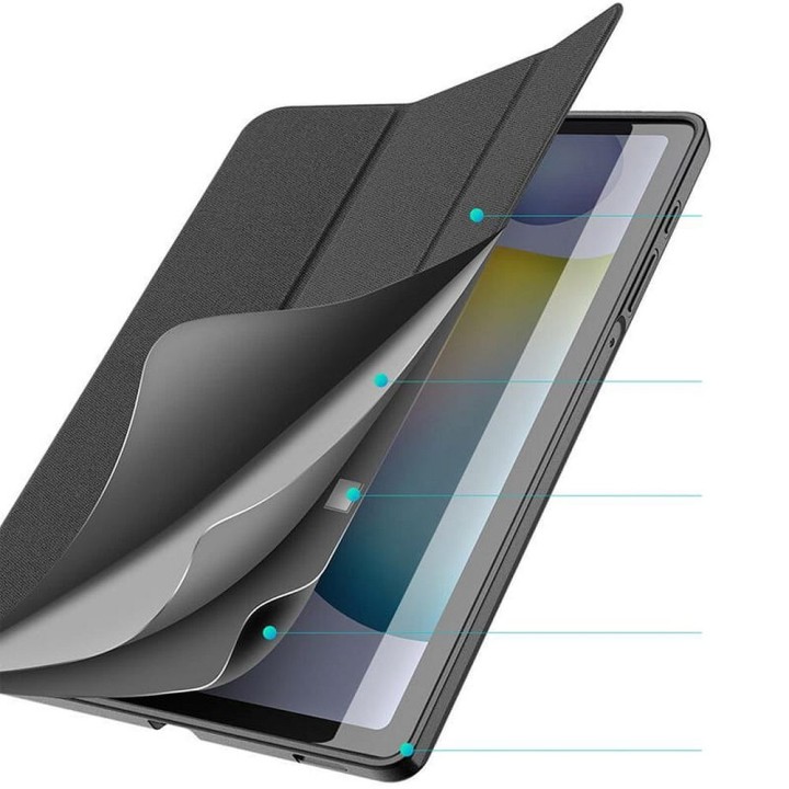 DUX DUCIS чохол DOMO складні з місцем для стилус для SAMSUNG Tab S6 Lite (P610/P613/P615/P619) чорний