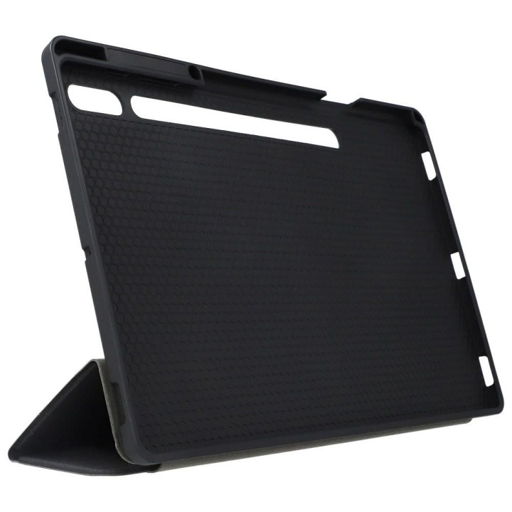 DUX DUCIS etui DOMO składane z miejscem na rysik do SAMSUNG Tab S8 Plus (X800/X806)/S7FE(T730/T736B)/S7 Plus (T970/T976B) czarne