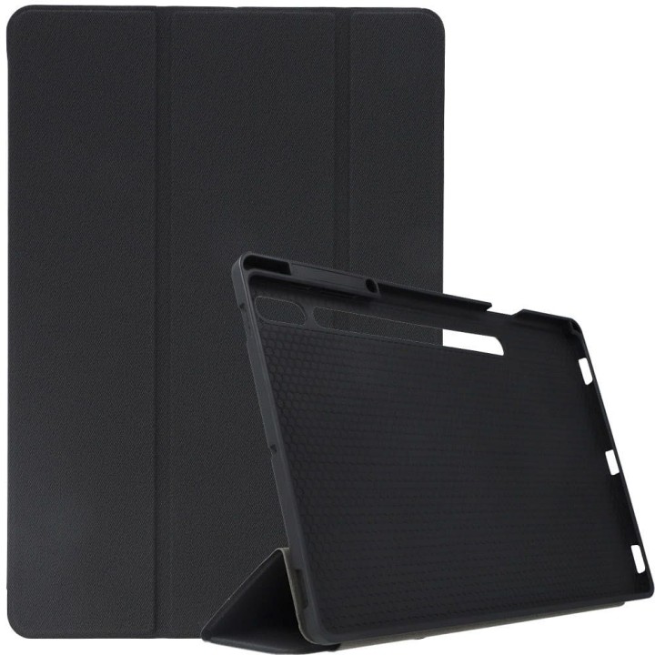 DUX DUCIS etui DOMO składane z miejscem na rysik do SAMSUNG Tab S8 Plus (X800/X806)/S7FE(T730/T736B)/S7 Plus (T970/T976B) czarne