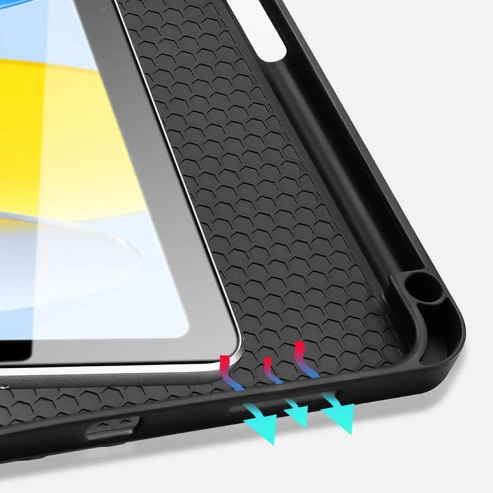 DUX DUCIS case DOMO foldable with a stylus compartment for iPad 10 (2022) black