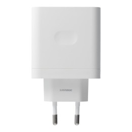 Оригінальний мережевий зарядний пристрій Oppo SuperVOOC VCBBOAEH 120W Power Adapter білий bulk