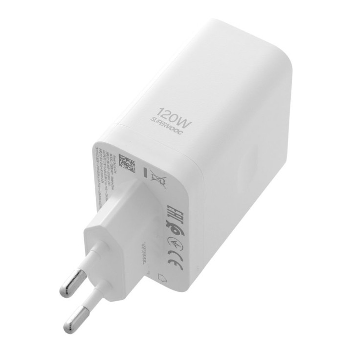 Original Wall charger Oppo SuperVOOC VCBBOAEH 120W Power Adapter white bulk