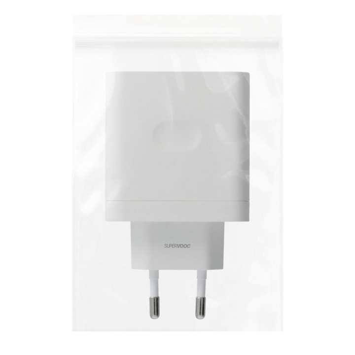 Оригинальное сетевое зарядное устройство Oppo SuperVOOC VCBBOAEH 120W Power Adapter белое bulk