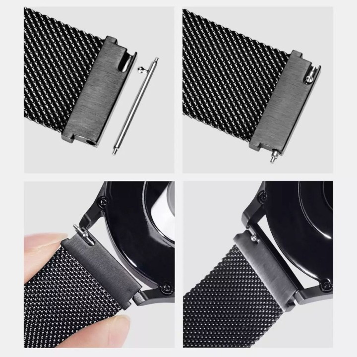 DUX DUCIS strap MILANESE magnetic stainless steel 20 mm gold