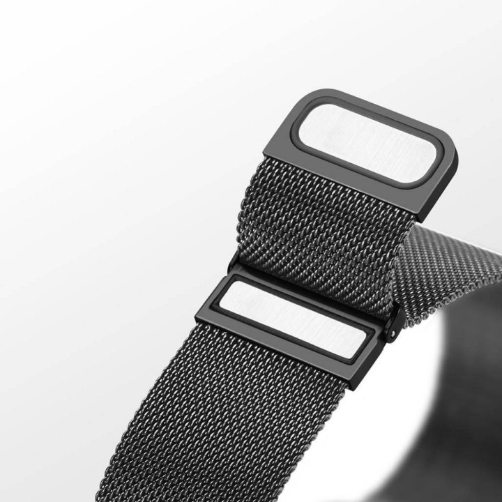 DUX DUCIS ремінець MILANESE магнітний з нержавіючої сталі для Apple Watch 38 / 40 / 41 mm чорний
