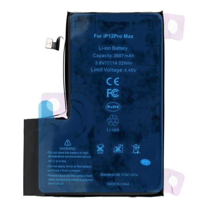 NCC battery for iPhone 12 Pro Max 3687mAh that can be paired as USED