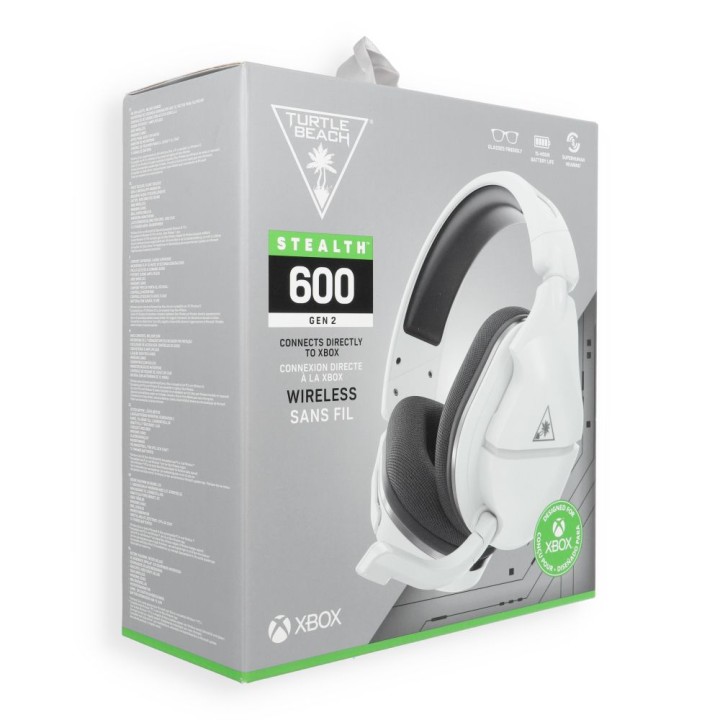 Słuchawki bezprzewodowe nauszne gamingowe Turtle Beach Stealth 600 Gen 2 do Xbox One / Series białe