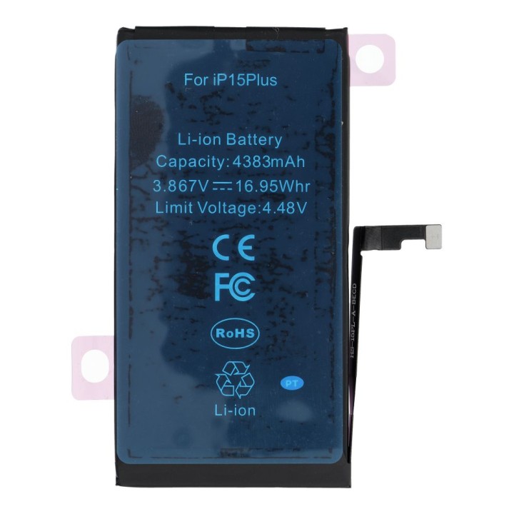 NCC battery for iPhone 15 plus 4383mAh that can be paired as USED
