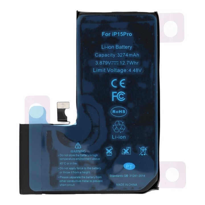 NCC Battery for iPhone 15 pro 3274mAh with assignable as USED