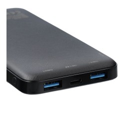 Повербанк Charmast W1056 3A 10000 mAh LCD чорний