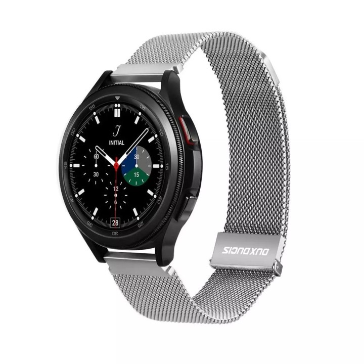 DUX DUCIS strap MILANESE magnetic stainless steel 20 mm silver