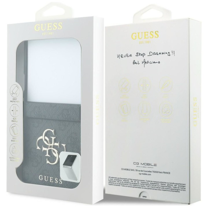 GUESS чохол для SAMSUNG GALAXY Z FLIP 8 (4G Big Logo) чорний