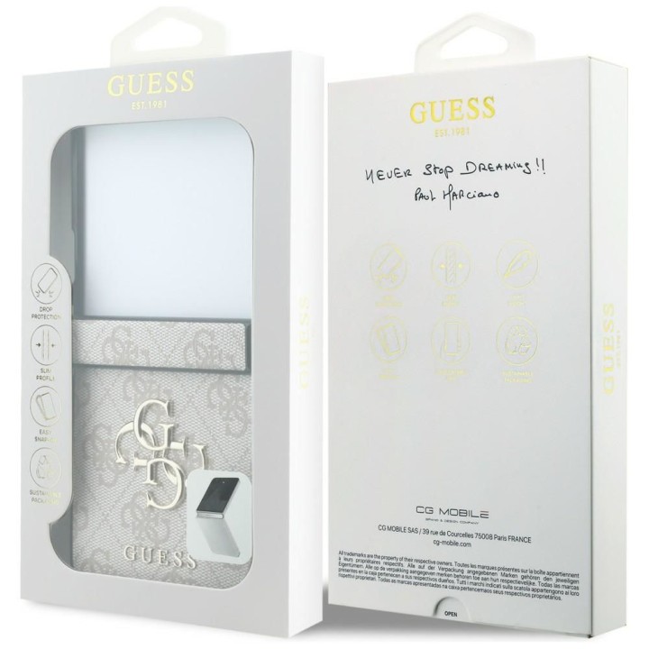 GUESS case for SAMSUNG GALAXY With FLIP 8 (4G Big Logo) pink