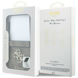 GUESS futerał do SAMSUNG GALAXY Z FLIP 8 (4G Big Logo) brązowy