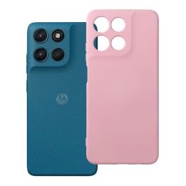 Чохол для Motorola G57 / G57 Power Silicone пудрово-рожевий