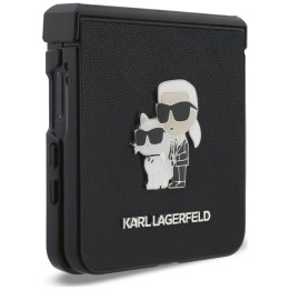 KARL LAGERFELD case for SAMSUNG GALAXY With FLIP 8 (Karl&Choupette Saffiano Pins) black