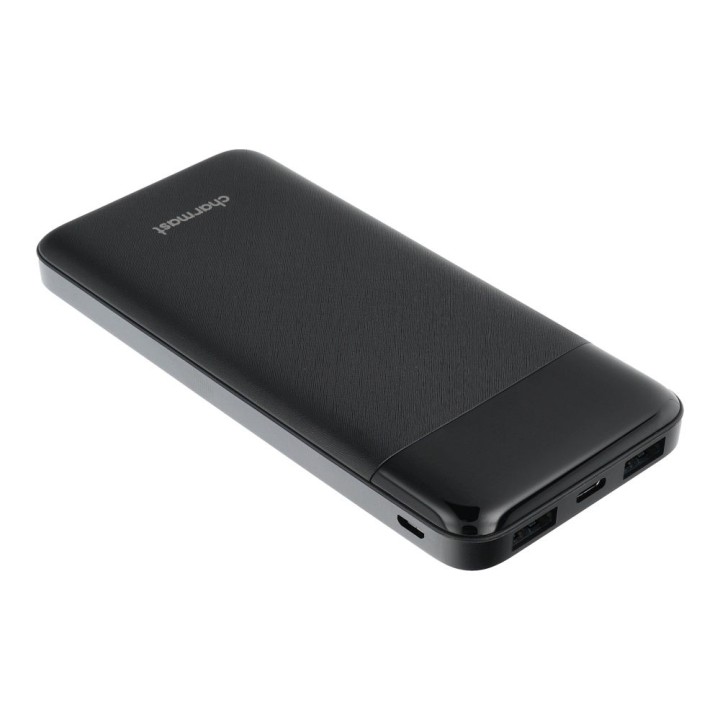 Повербанк Charmast W1056 3A 10000 mAh LCD черный