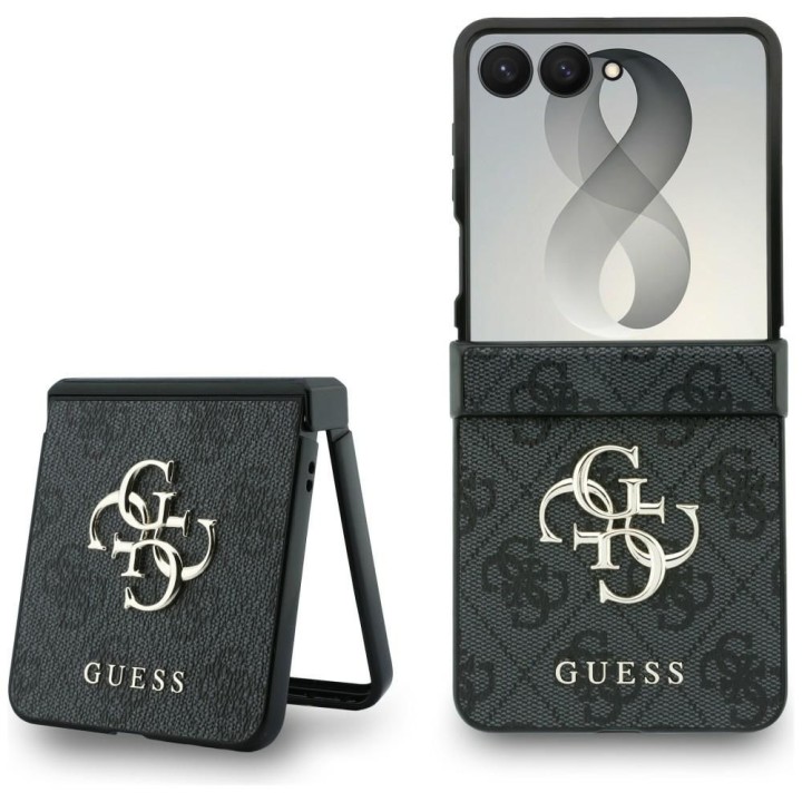 GUESS case for SAMSUNG GALAXY Z FLIP 8 (4G Big Logo) black