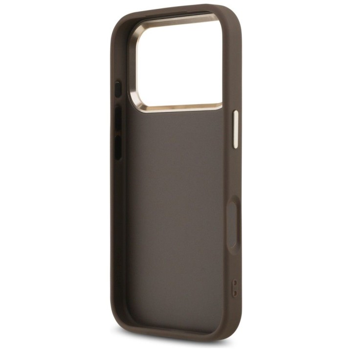 GUESS case for IPHONE 18 Pro / 17 Pro GUE005483 (PU W/ Big 4G Classic Logo) brown gold