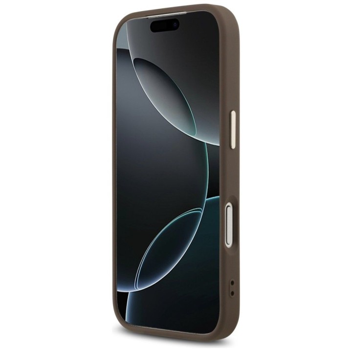 GUESS case for IPHONE 18 Pro / 17 Pro GUE005483 (PU W/ Big 4G Classic Logo) brown gold