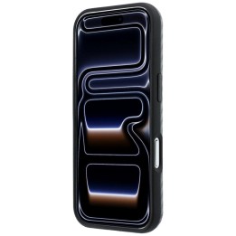 BMW чехол для IPHONE 18 Pro/17 Pro совместимый с Magsafe (Carbon Металл Логотип) серый