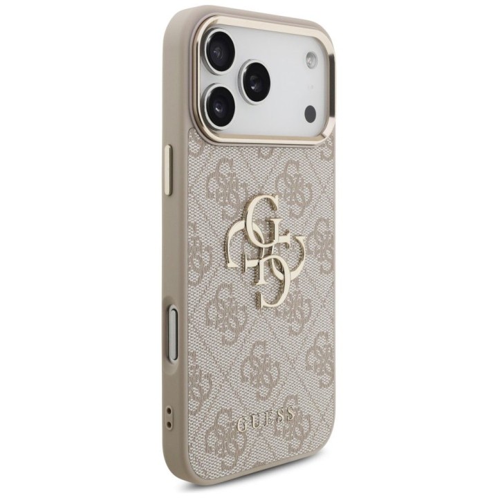 GUESS case for IPHONE 18 Pro Max / 17 Pro Max GUE005593 (PU W/ Big 4G Classic Logo) pink gold