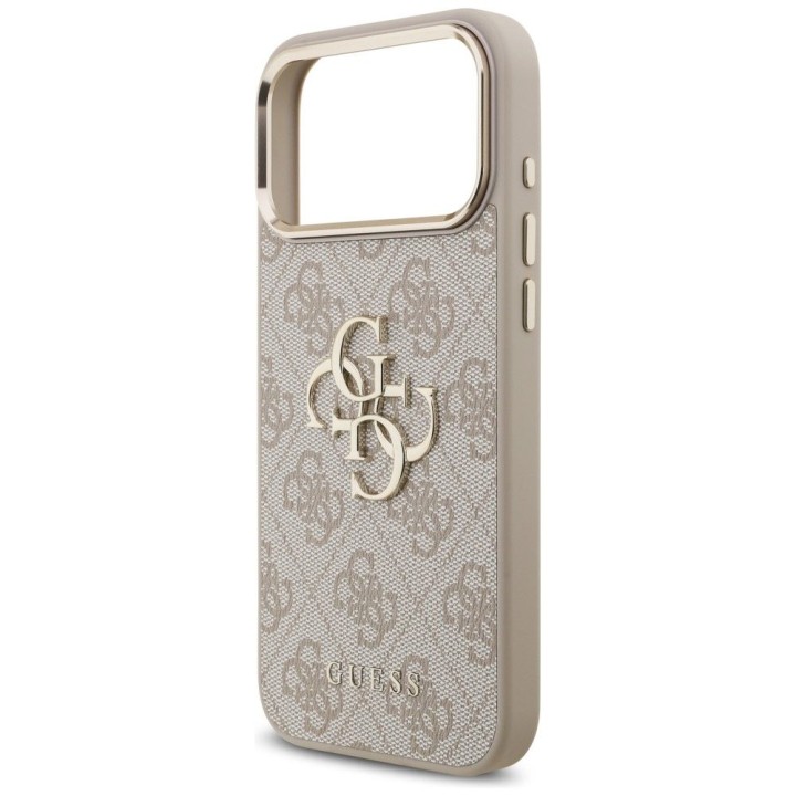 GUESS case for IPHONE 18 Pro Max / 17 Pro Max GUE005593 (PU W/ Big 4G Classic Logo) pink gold