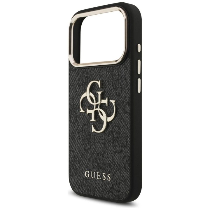 GUESS чохол для IPHONE 18 Pro / 17 Pro GUE005483 (PU W/ Big 4G Classic Logo) чорний золотий