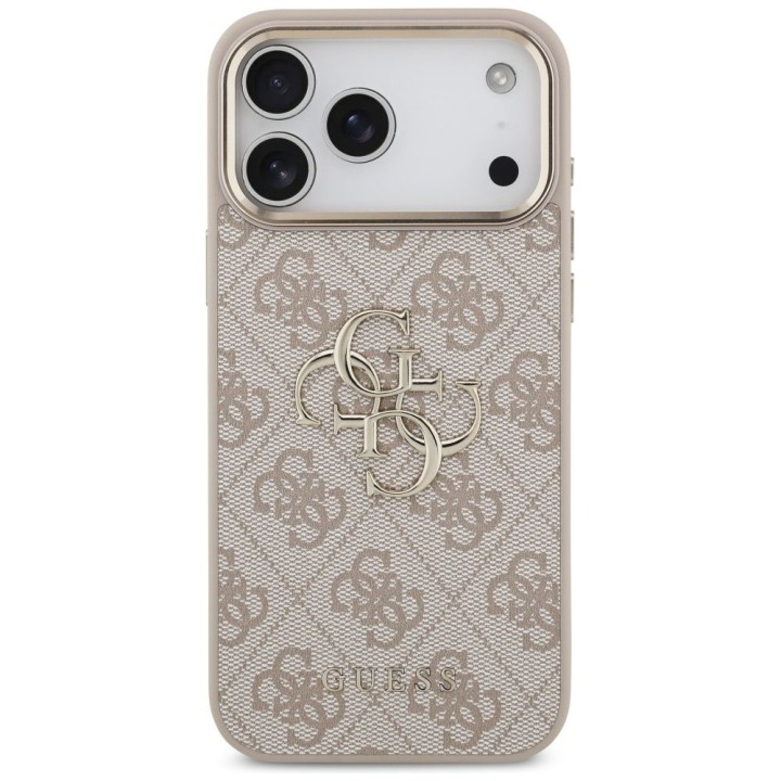 GUESS чохол для IPHONE 18 Pro Max / 17 Pro Max GUE005593 (PU W/ Big 4G Classic Logo) рожевий золотий
