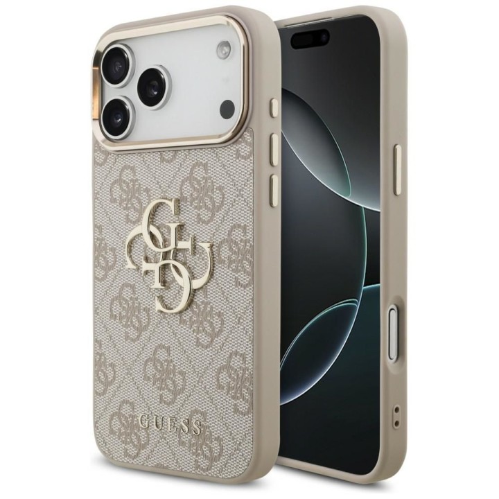 GUESS case for IPHONE 18 Pro Max / 17 Pro Max GUE005593 (PU W/ Big 4G Classic Logo) pink gold
