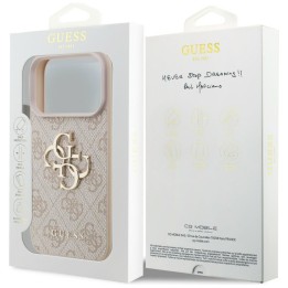 GUESS чохол для IPHONE 18 Pro / 17 Pro GUE005597 (4G PU Big Логотип) рожевий