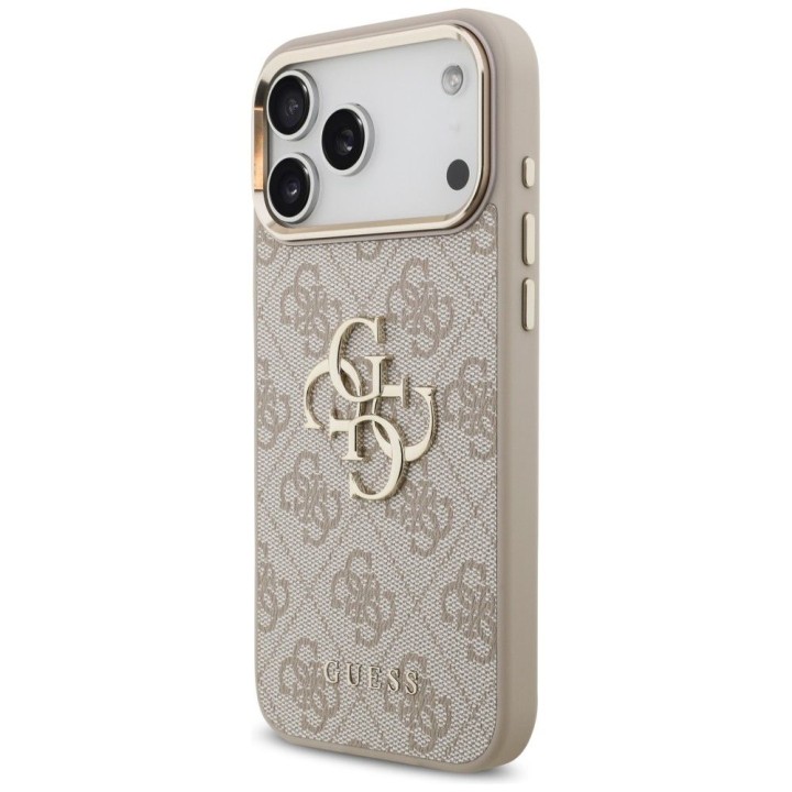 GUESS case for IPHONE 18 Pro Max / 17 Pro Max GUE005593 (PU W/ Big 4G Classic Logo) pink gold