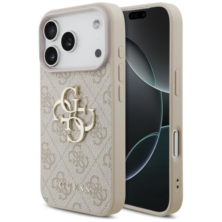 GUESS чехол для IPHONE 18 Pro / 17 Pro GUE005597 (4G PU Big Logo) розовый