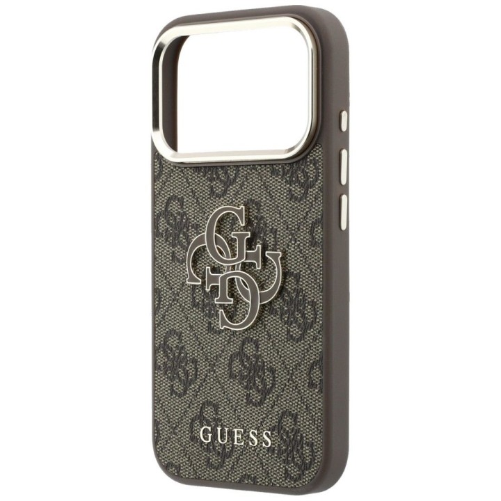 GUESS case for IPHONE 18 Pro/17 Pro (Big Resin Logo 4G) brown