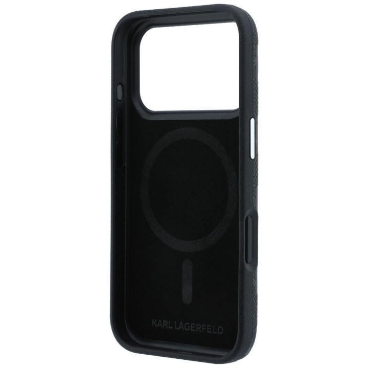 KARL LAGERFELD чохол для IPHONE 18 Pro/17 Pro сумісний із MagSafe (Mono Resin Logo) чорний