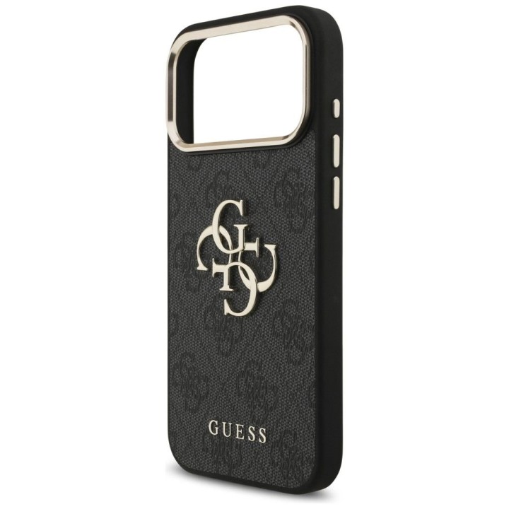 GUESS чохол для IPHONE 18 Pro Max / 17 Pro Max GUE005594 (PU W/ Big 4G Classic Логотип) чорний золотий
