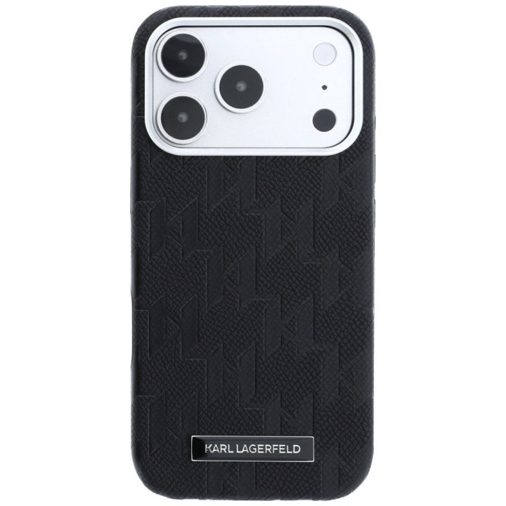 KARL LAGERFELD чохол для IPHONE 18 Pro/17 Pro сумісний із MagSafe (Mono Resin Logo) чорний
