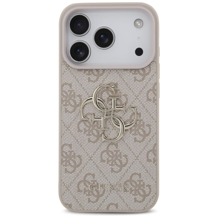 GUESS case for IPHONE 18 Pro / 17 Pro GUE005597 (4G PU Big Logo) pink