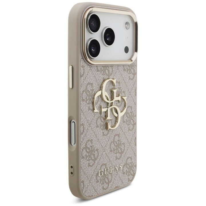 GUESS case for IPHONE 18 Pro / 17 Pro GUE005487 (PU W/ Big 4G Classic Logo) pink gold