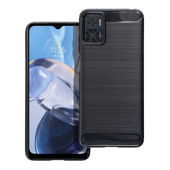Чехол для Motorola E22 / E22i Carbon черный