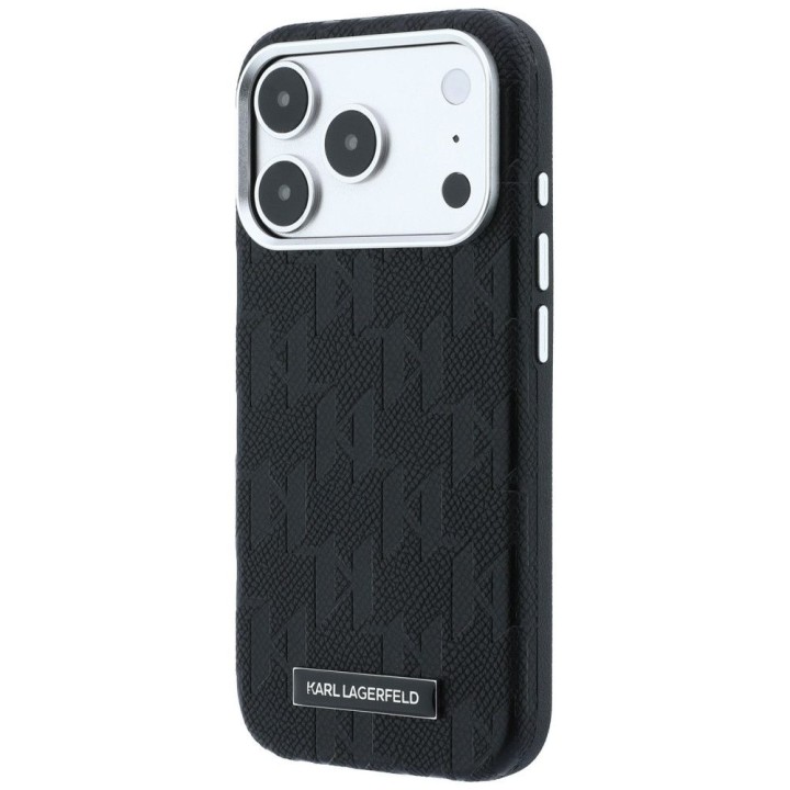 KARL LAGERFELD чохол для IPHONE 18 Pro/17 Pro сумісний із MagSafe (Mono Resin Logo) чорний