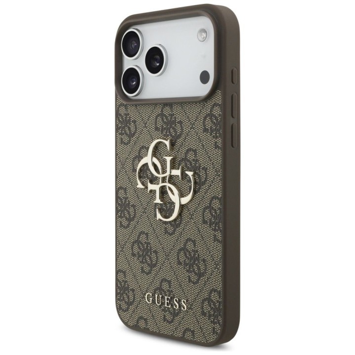GUESS чехол для IPHONE 18 Pro Max / 17 Pro Max GUE005598 (4G PU Big Logo) коричневый