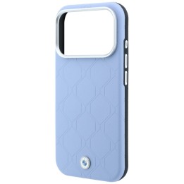 BMW чохол для IPHONE 18 Pro/17 Pro сумісний з Magsafe (Sign Deboss Quilted W/ Метал Логотип) синій