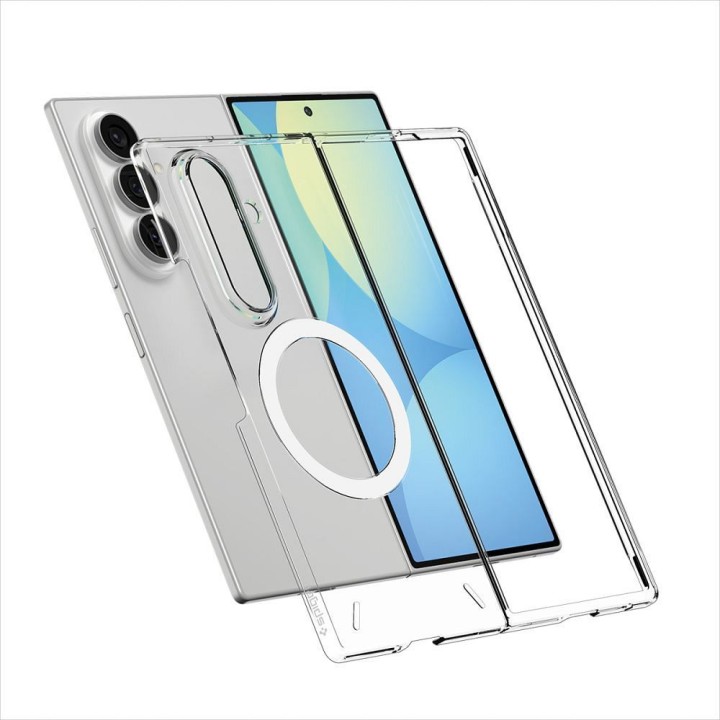 Case SPIGEN AIRSKIN compatible with MagSafe for SAMSUNG GALAXY Z FOLD 8 ULTRA transparent/white