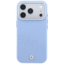 BMW чохол для IPHONE 18 Pro/17 Pro сумісний із MagSafe (Sign Inclined Deboss Letters) синій