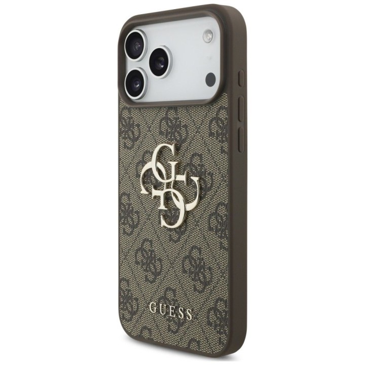 GUESS case for IPHONE 18 Pro / 17 Pro GUE005601 (4G PU Big Logo) brown