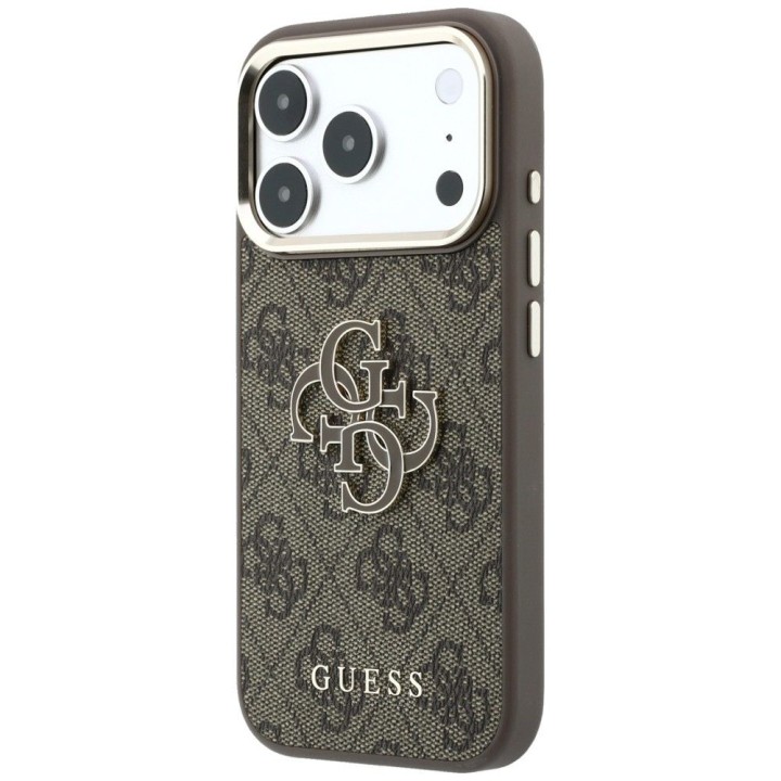 GUESS чохол для IPHONE 18 Pro/17 Pro (Big Resin Logo 4G) коричневий